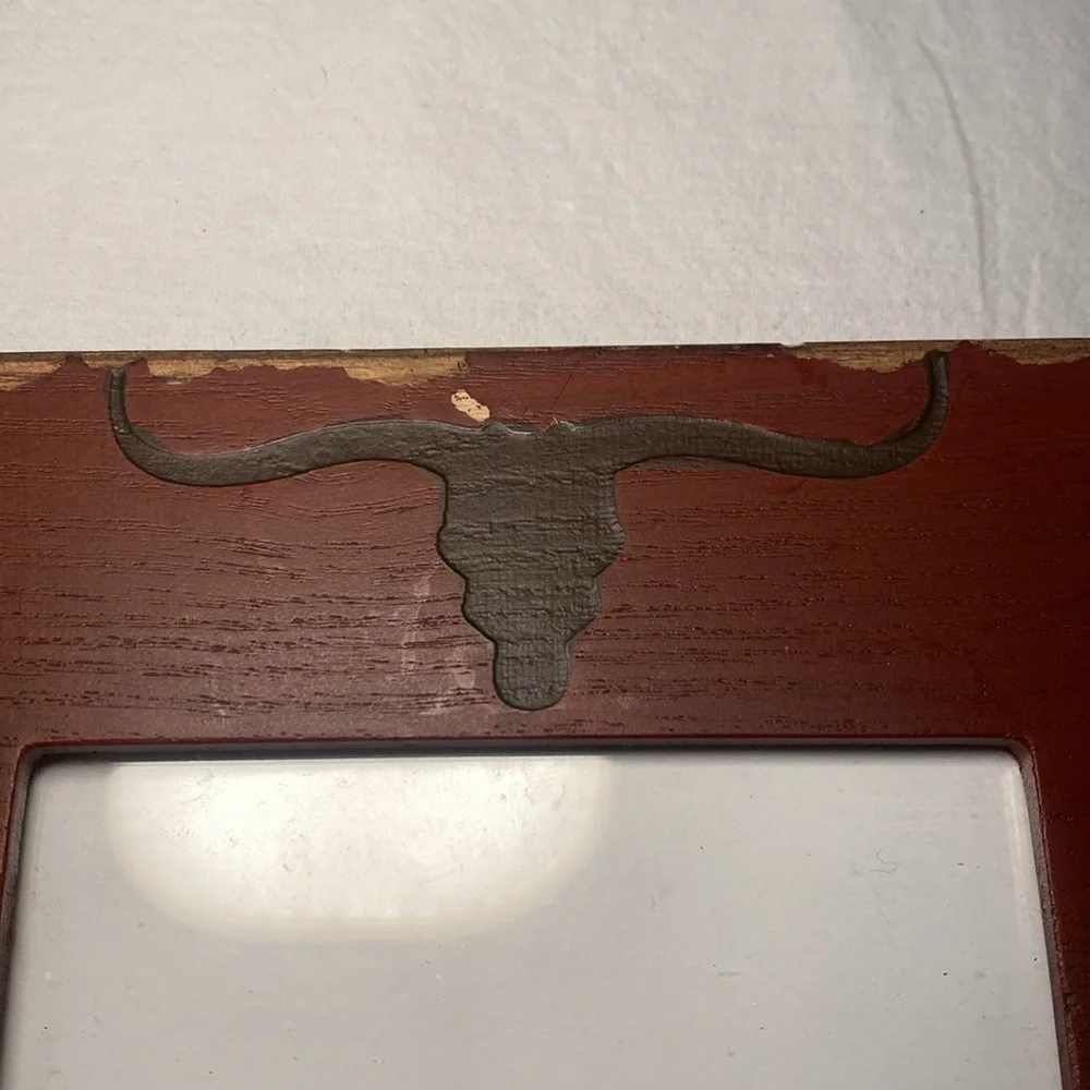Home Studio Western Cowboy Themed 4x6 Photo Frames Home Decor NWOT Set of 3